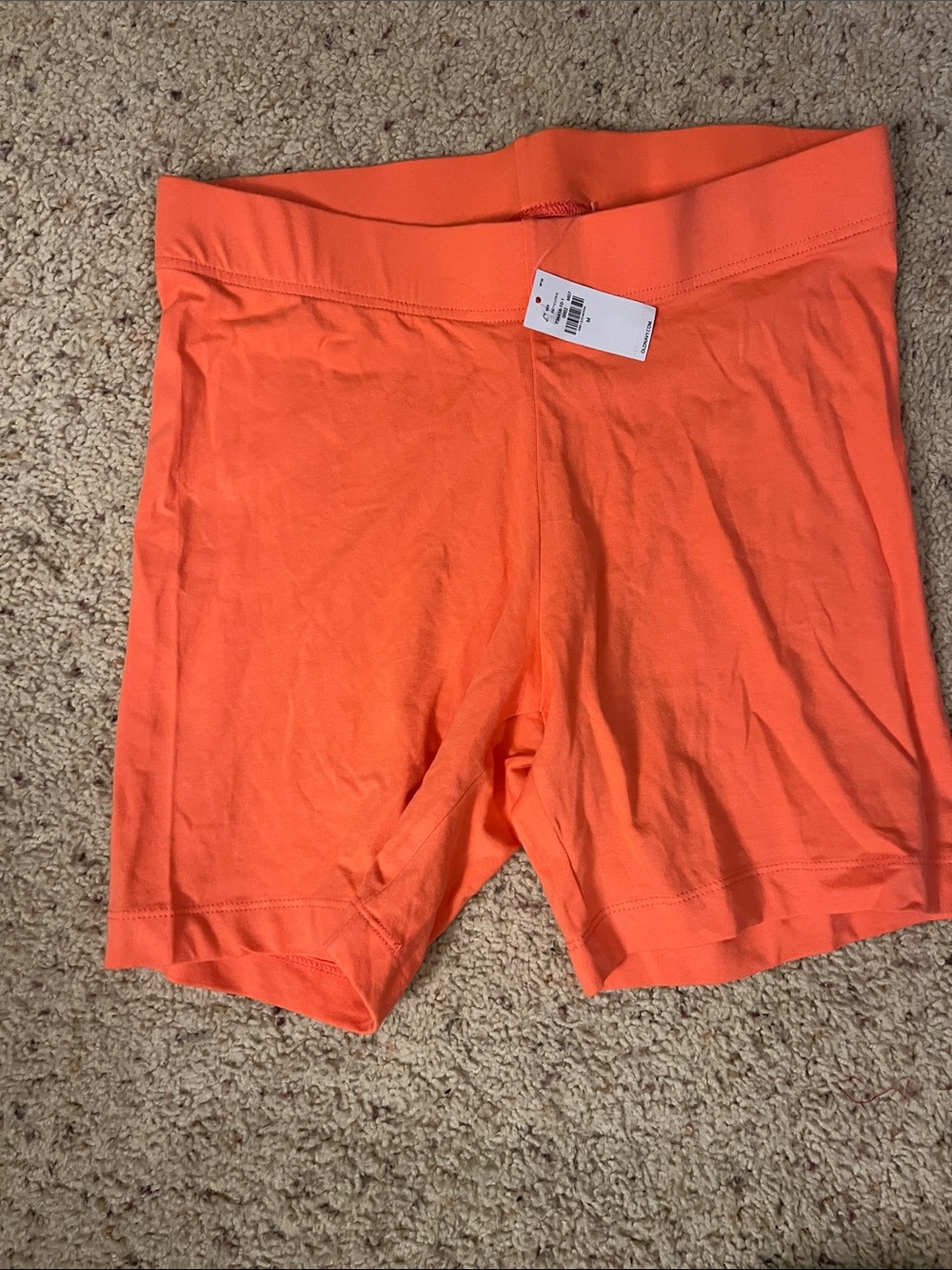 Old Navy Neon Orange Bike Shorts